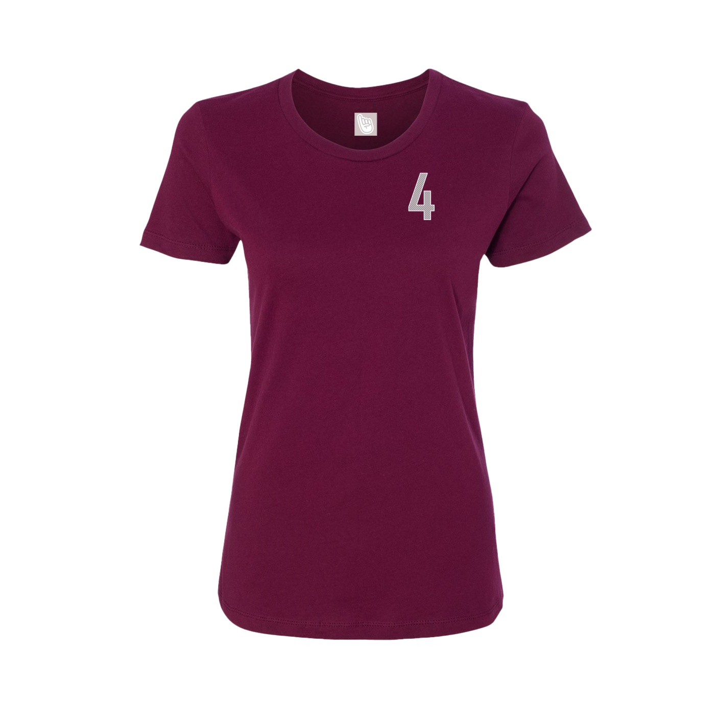 Womens Tee — Front Shirsy in Maroon