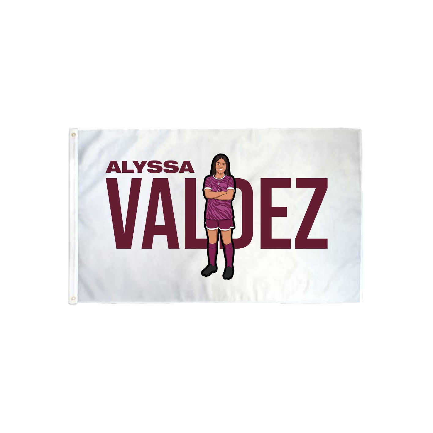 3x5 Flag — Player Name in Classic