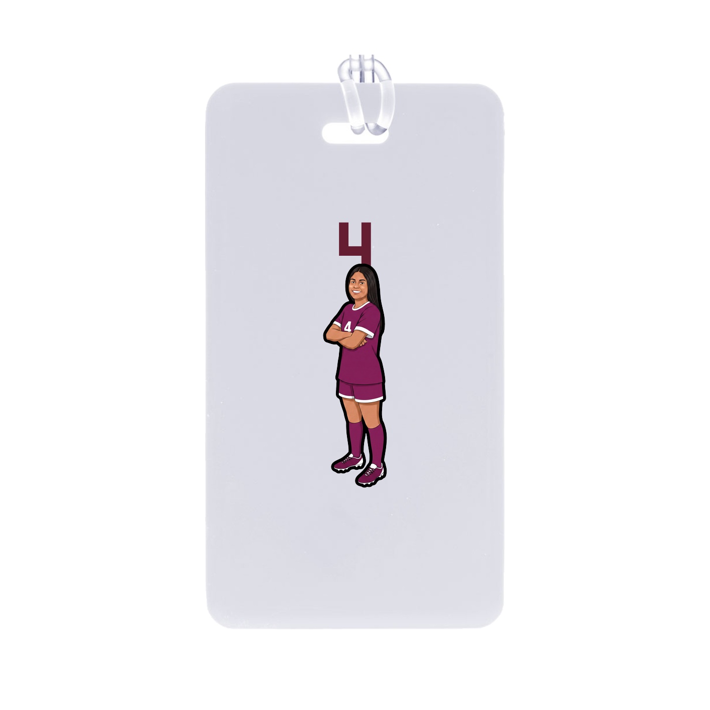 Bag Tag — Number Top in Classic