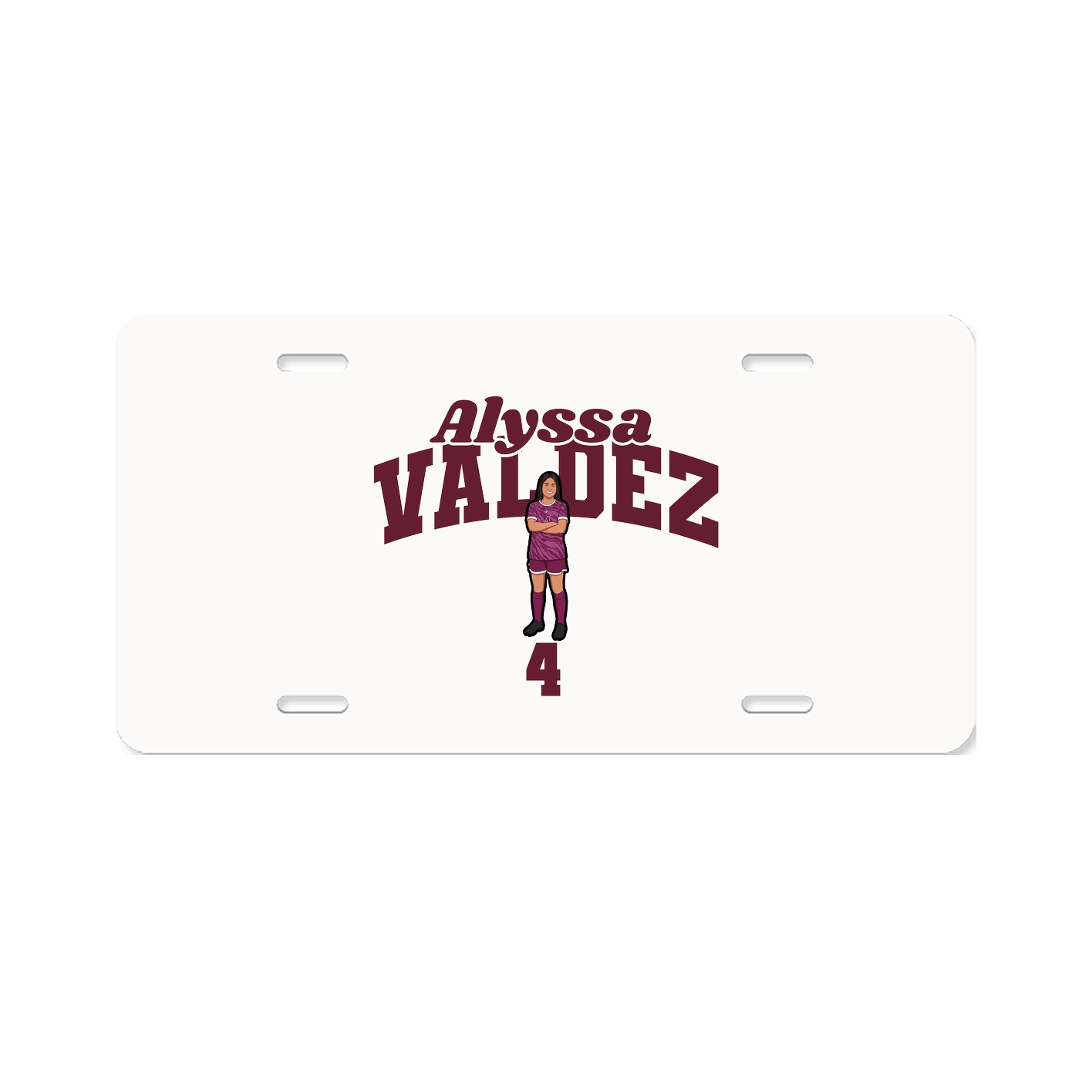 License Plate — Signature Arch in Classic