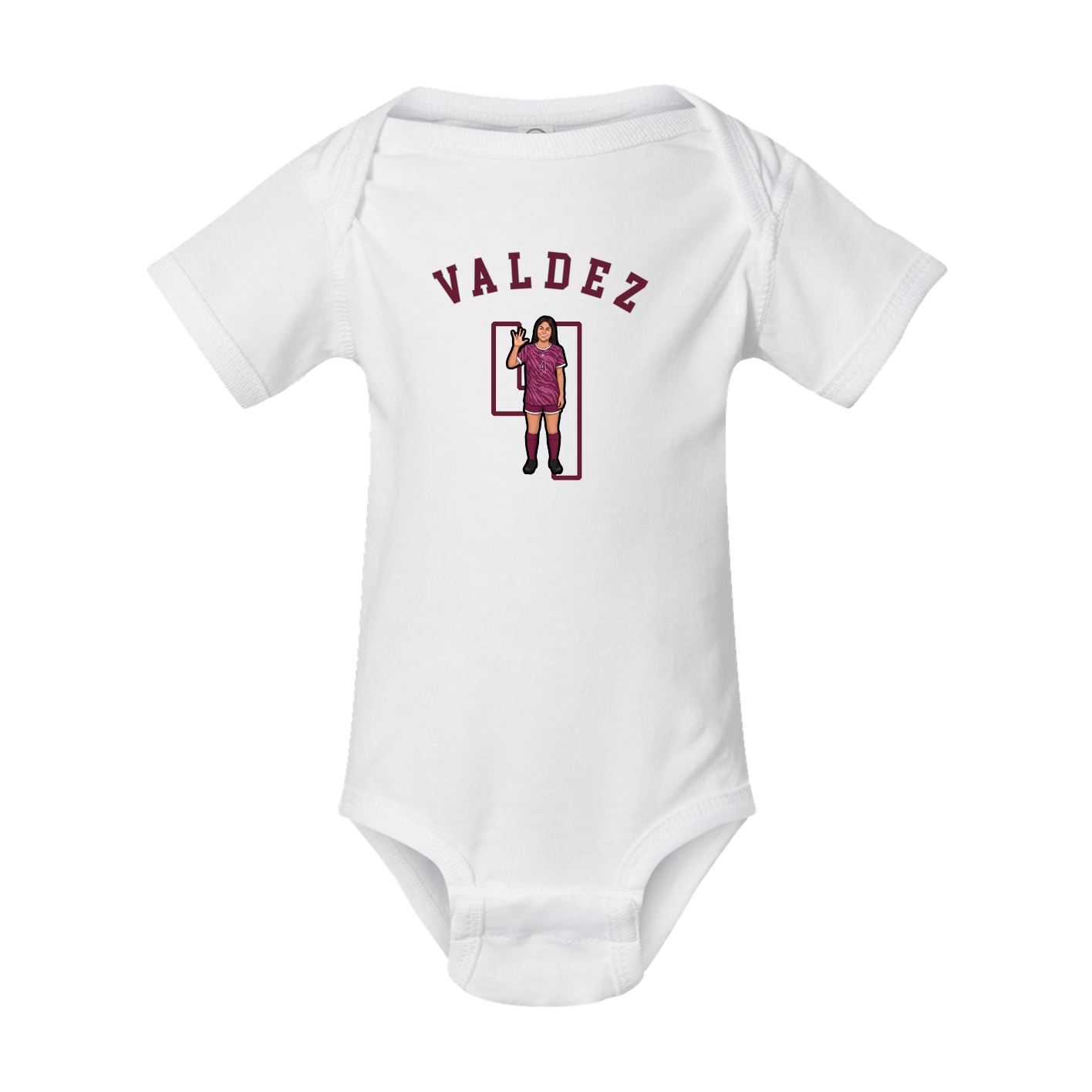 Baby Onesie — Shirsey Arch in White
