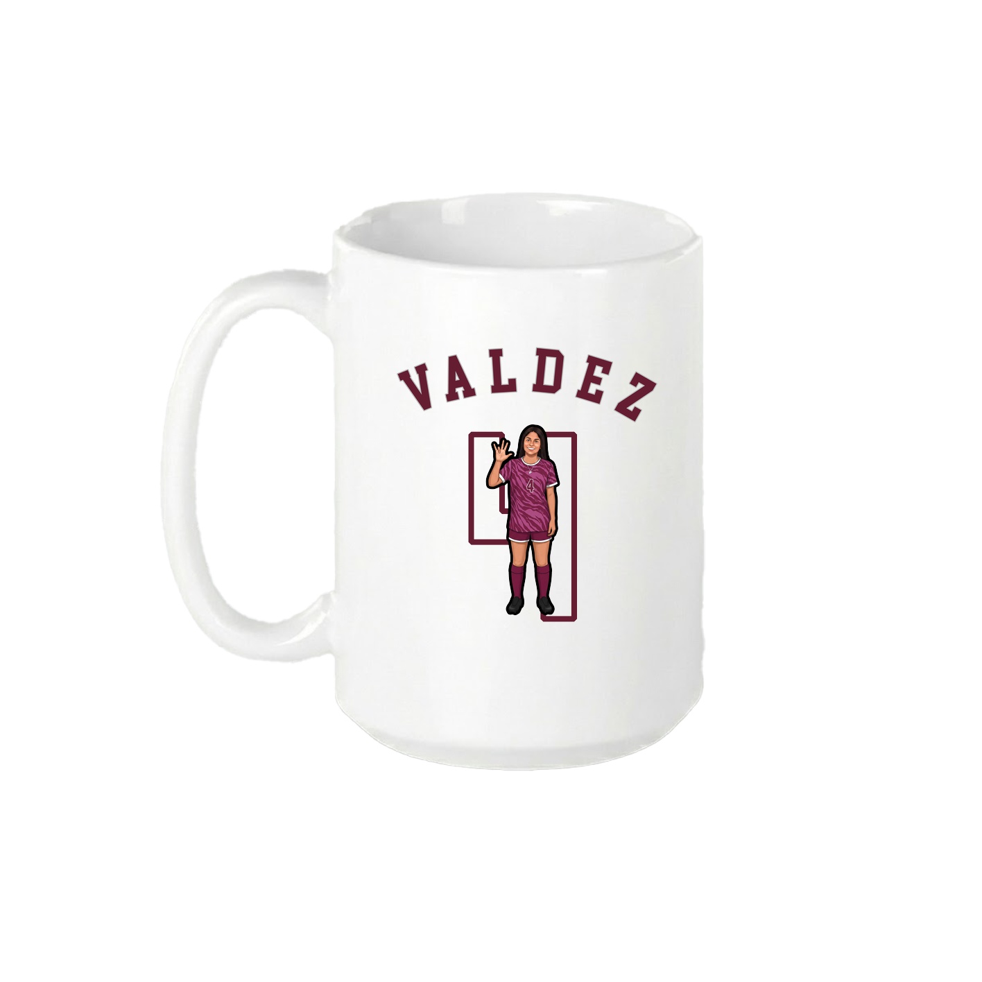15oz Coffee Mug — Shirsey Arch in White
