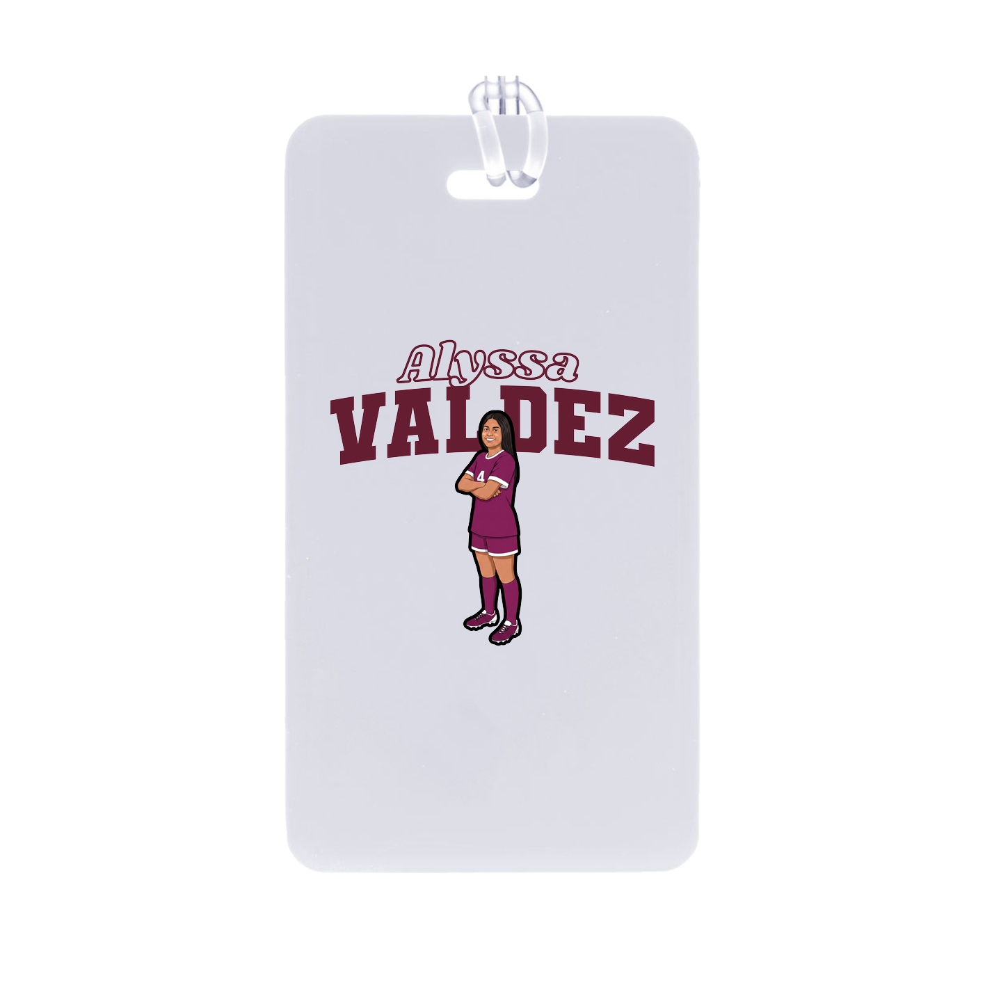 Bag Tag — Name Arch in Classic