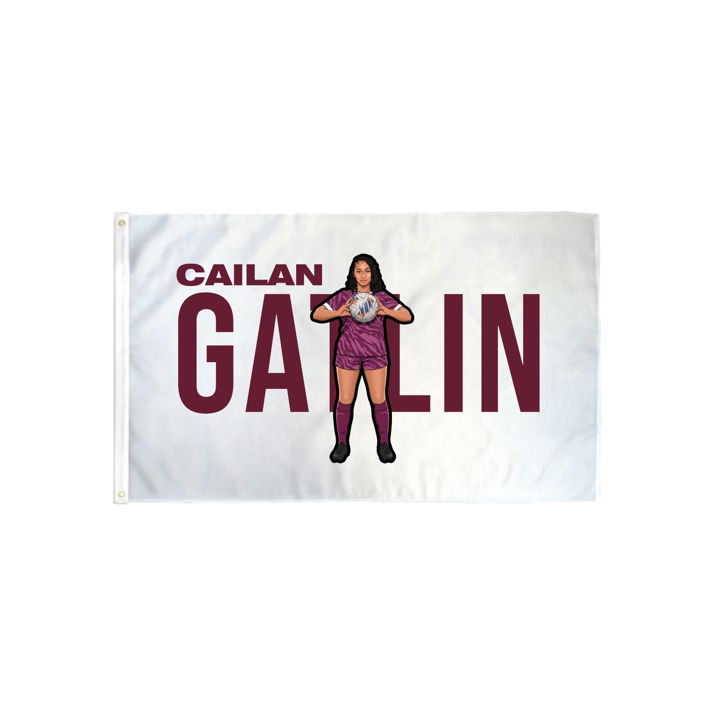 3x5 Flag — Player Name in Classic