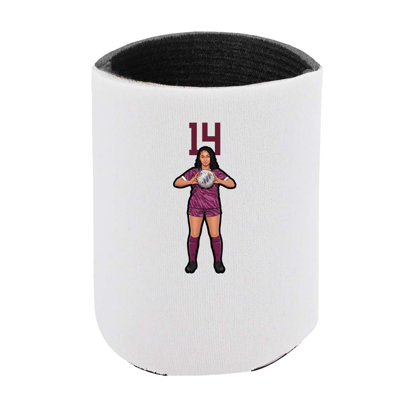Can Holder — Number Top in White