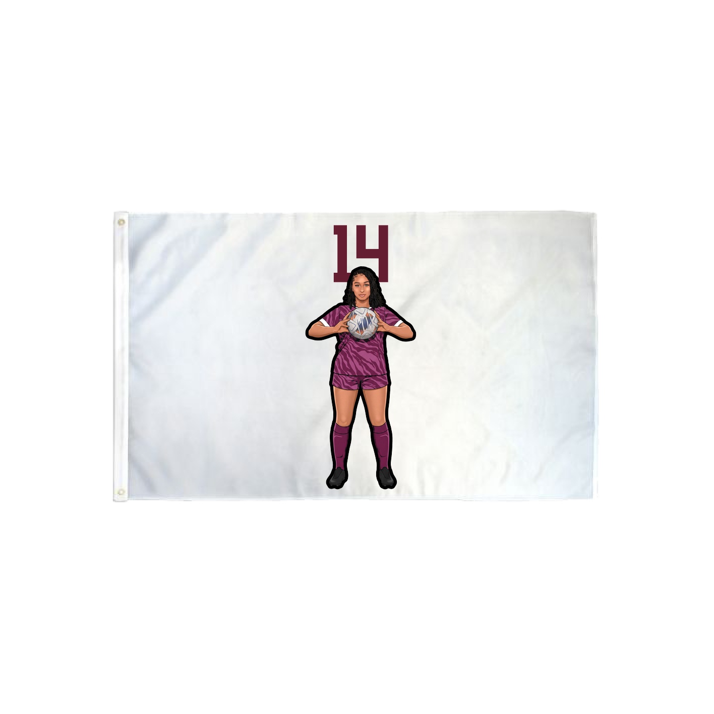 3x5 Flag — Number Top in Classic