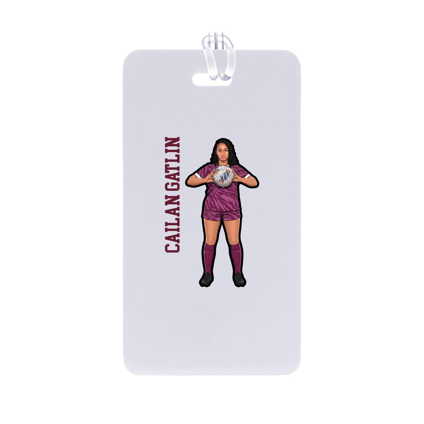 Bag Tag — Name Vertical in Classic