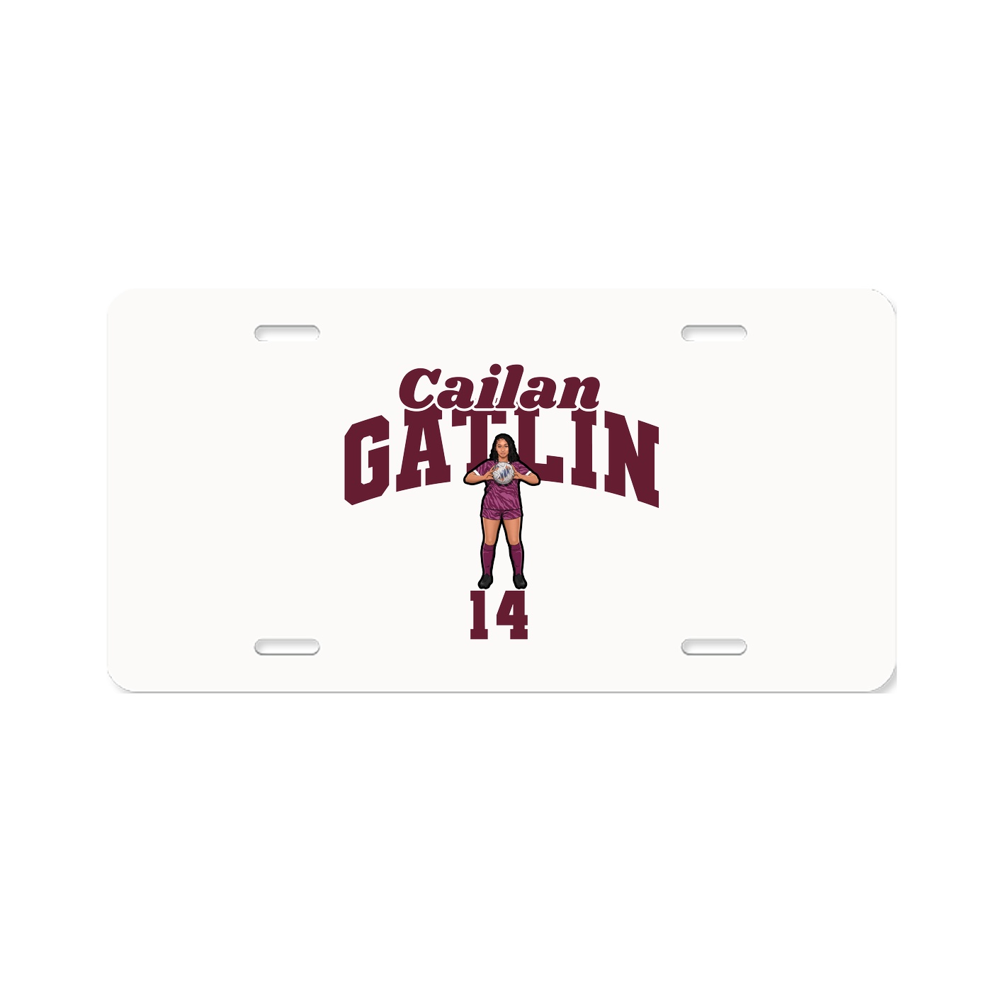 License Plate — Signature Arch in Classic