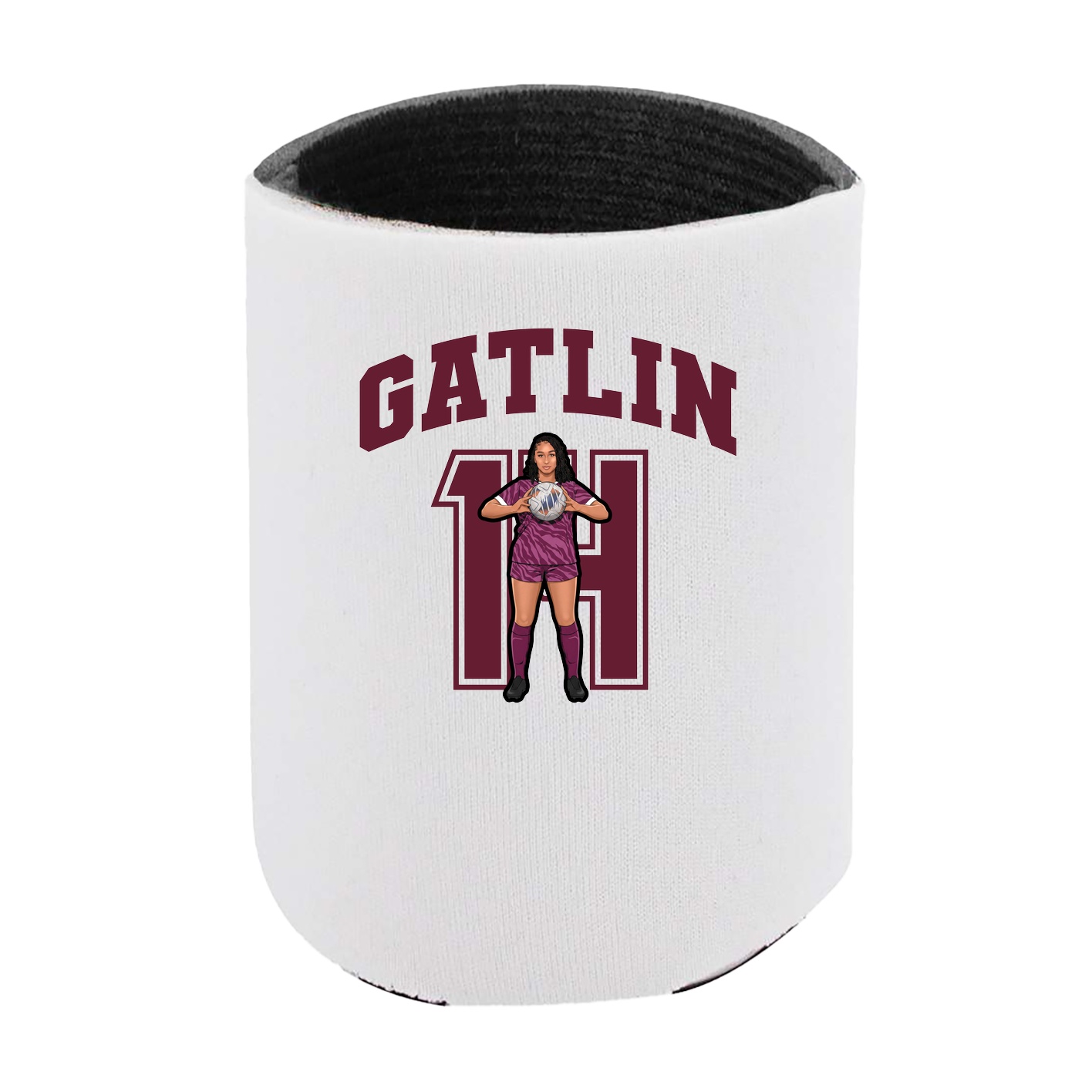 Can Holder — Number in White