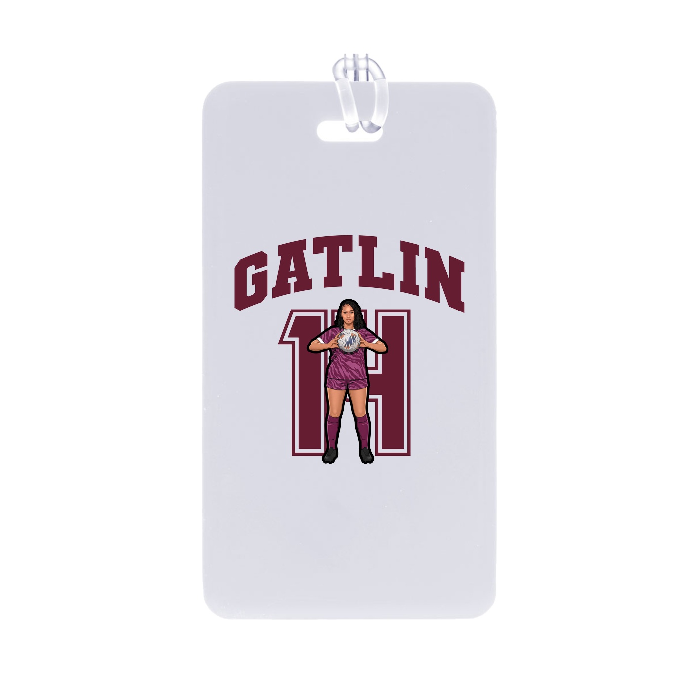 Bag Tag — Number in Classic