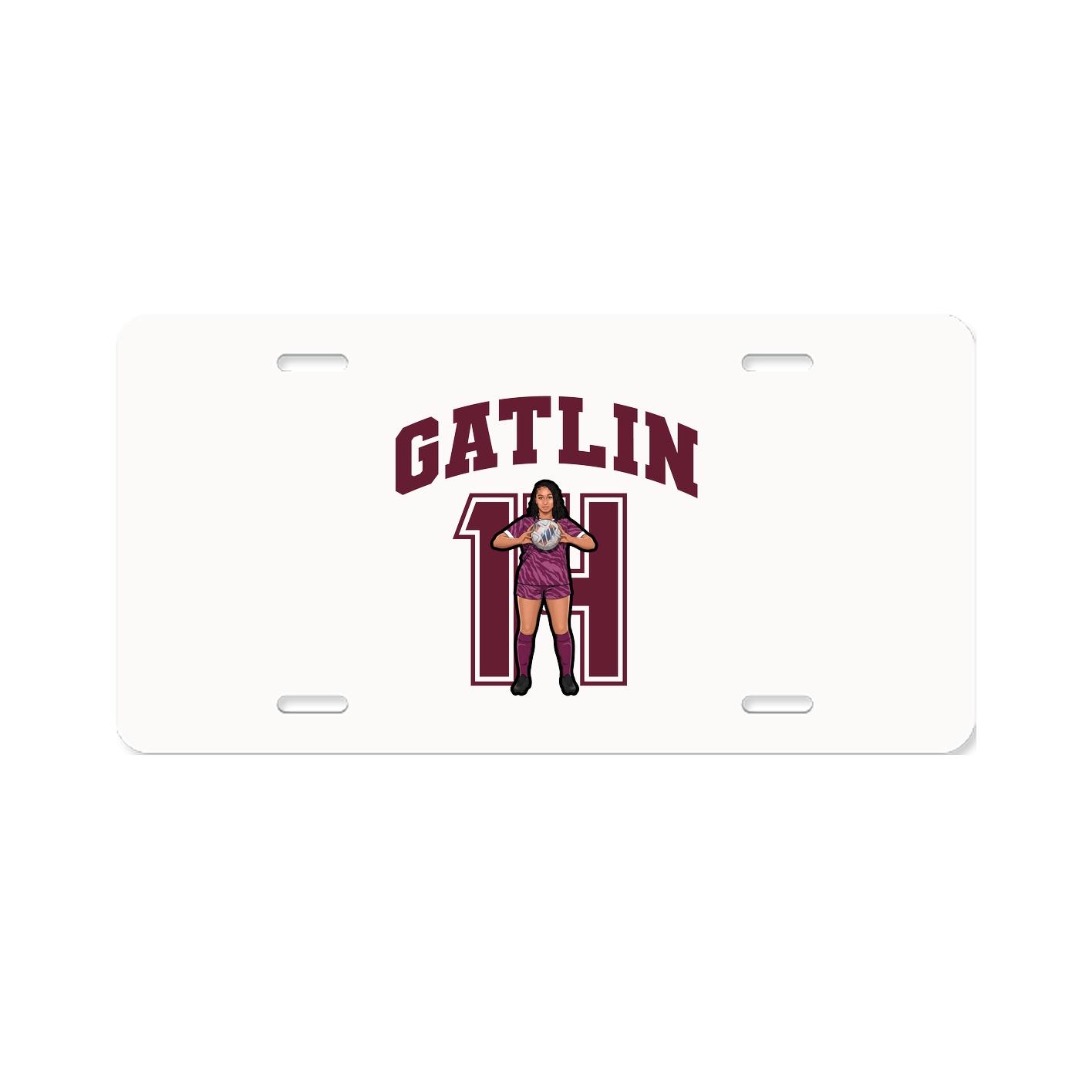 License Plate — Number in Classic