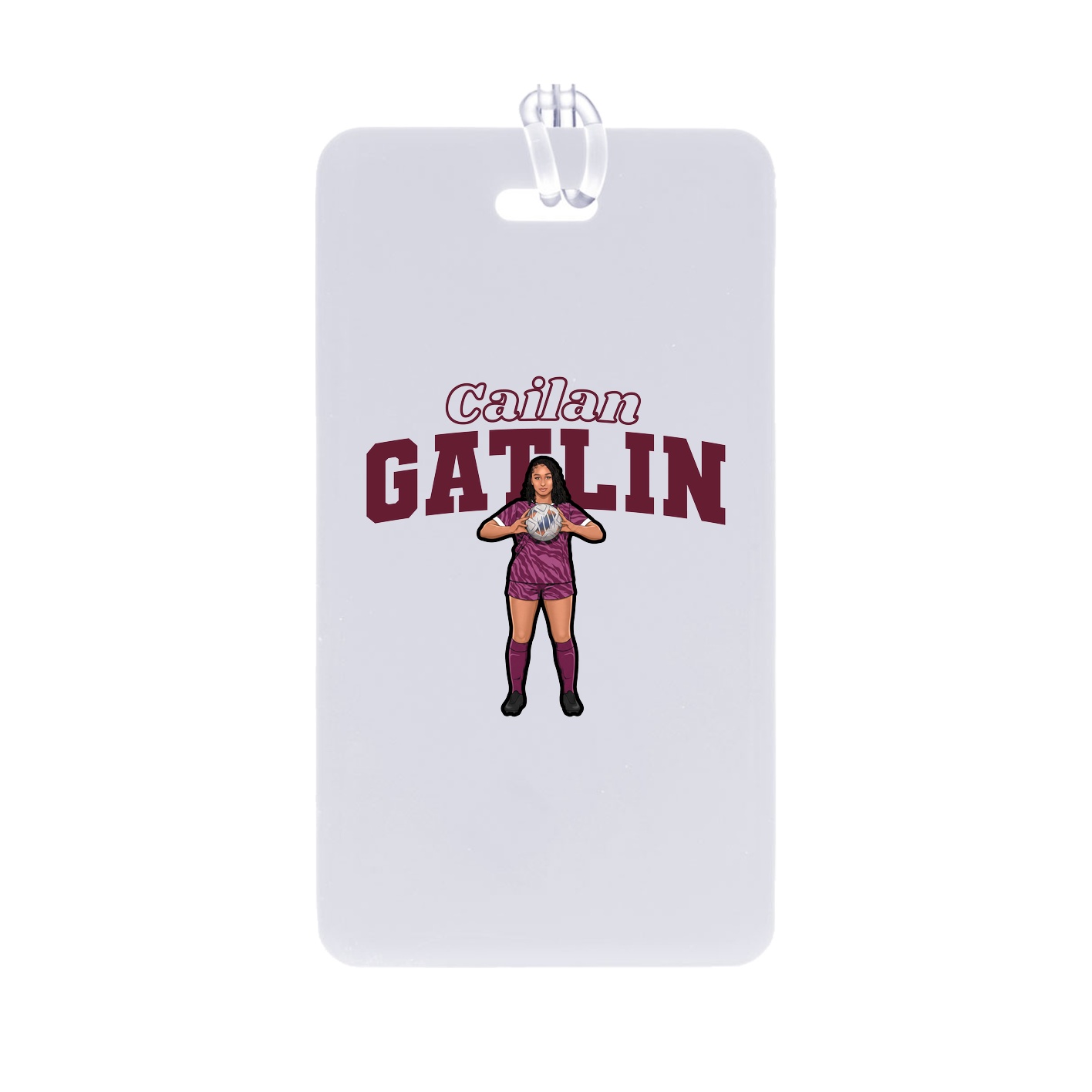 Bag Tag — Name Arch in Classic