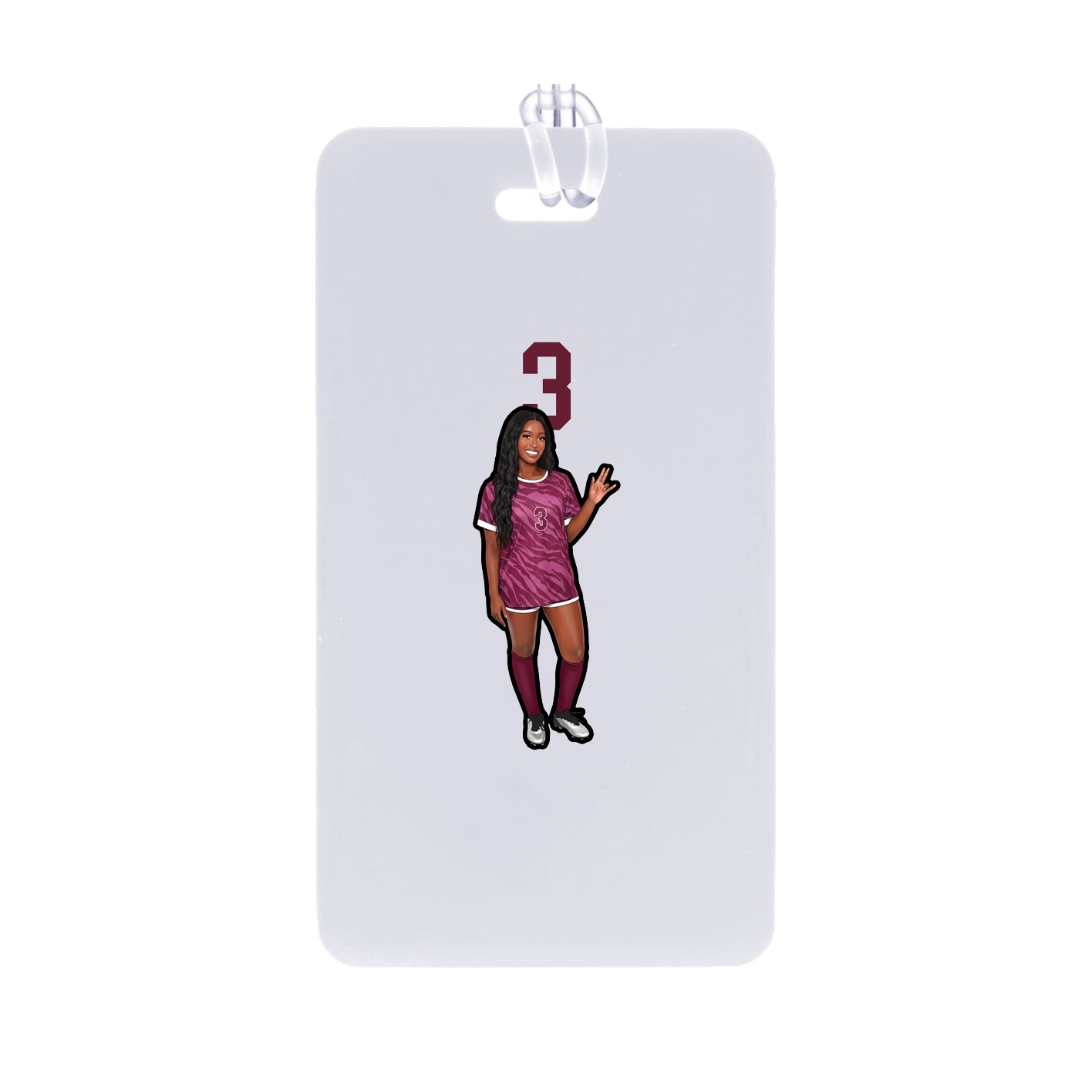 Bag Tag — Number Top in Classic
