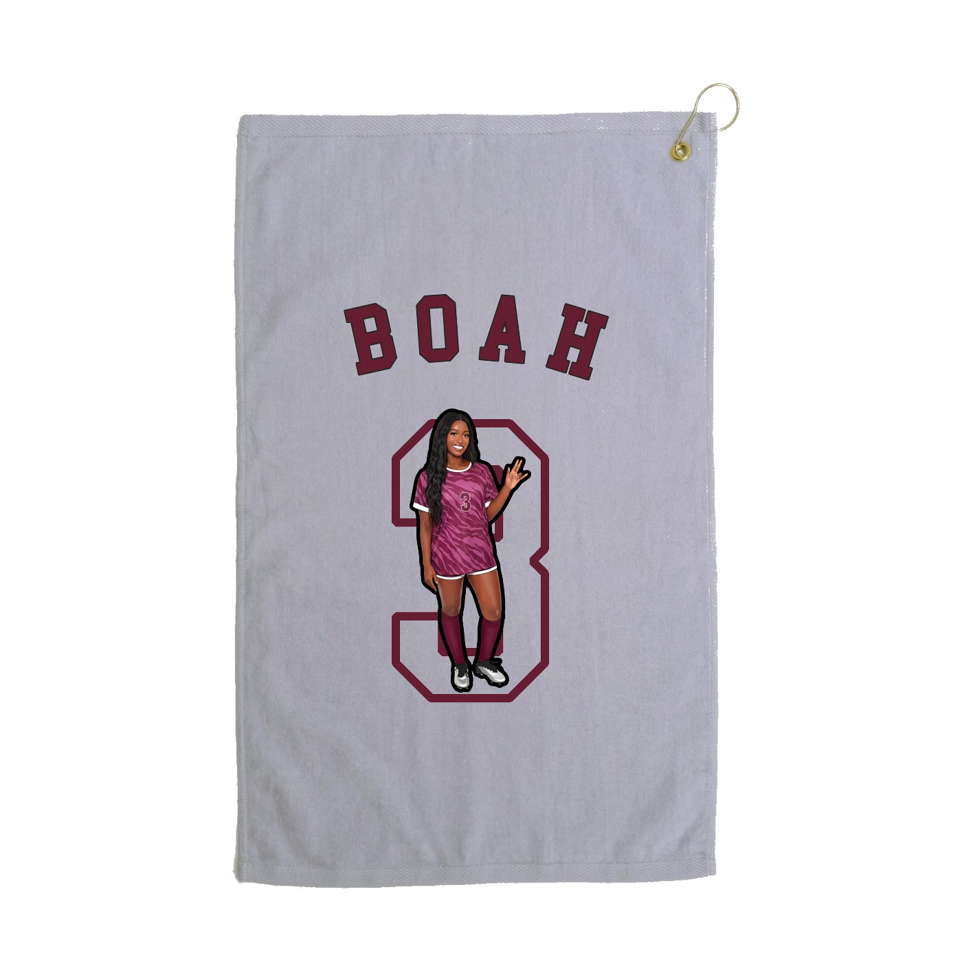 Golf Towel — Shirsey Arch in Grey