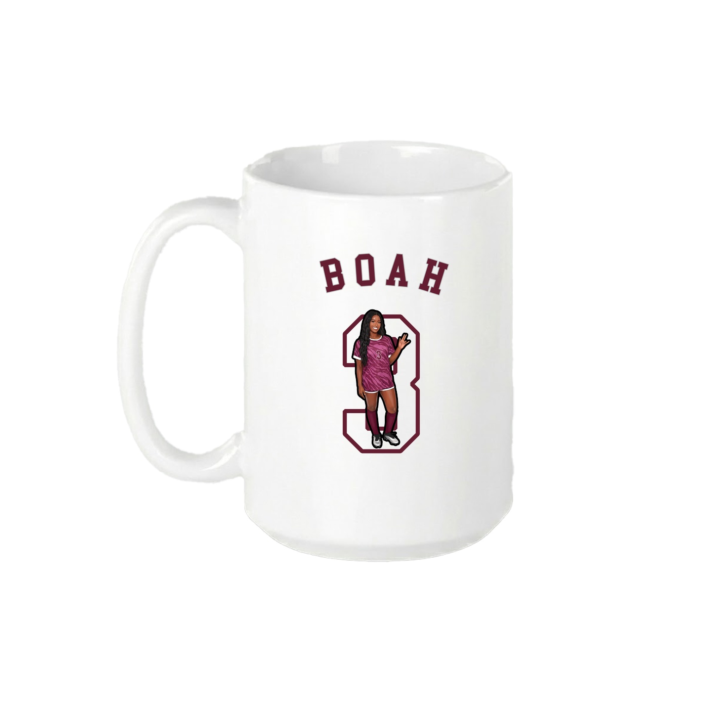 15oz Coffee Mug — Shirsey Arch in White
