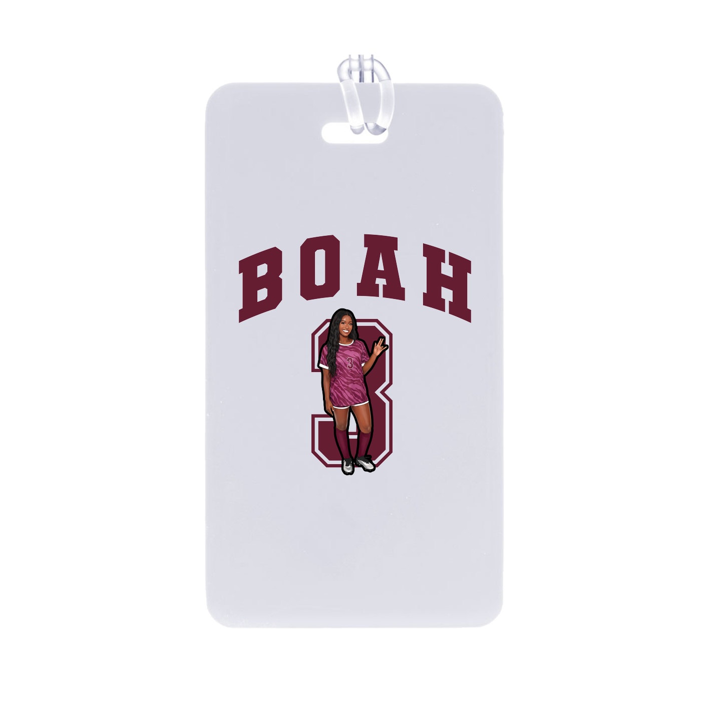 Bag Tag — Number in Classic
