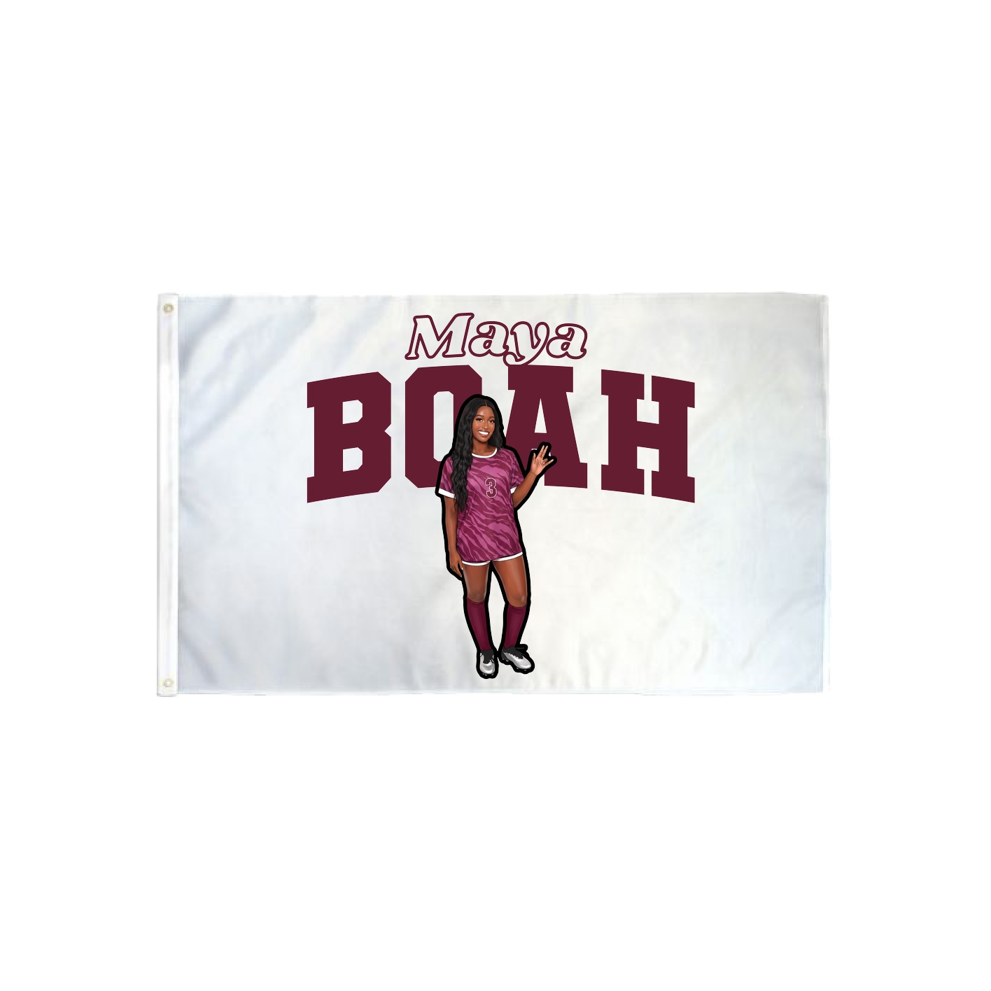 3x5 Flag — Name Arch in Classic