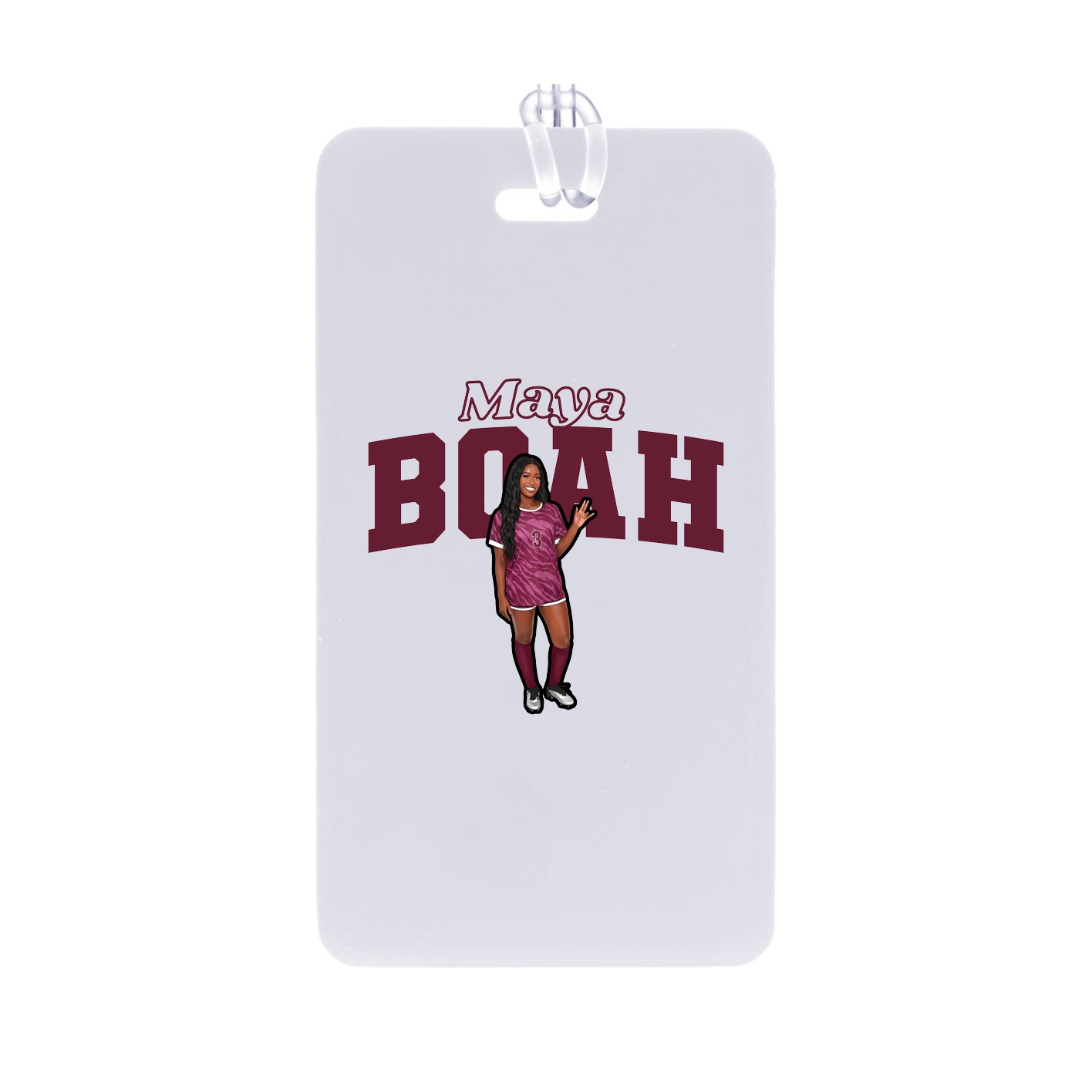 Bag Tag — Name Arch in Classic