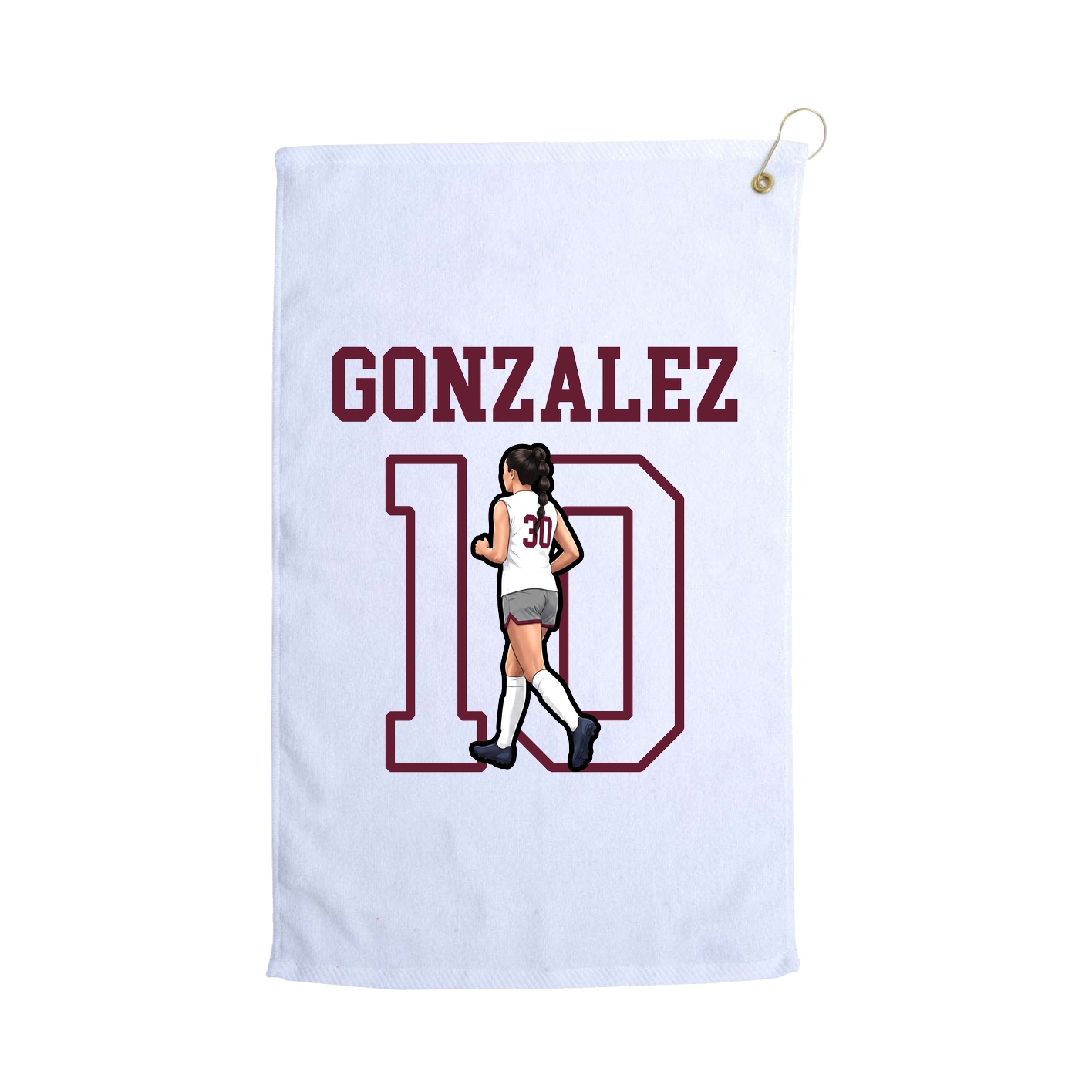 Golf Towel — Shirsey in White