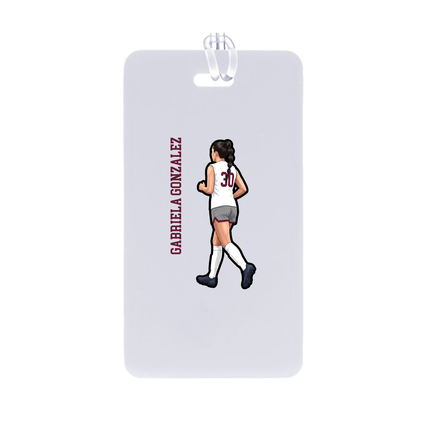 Bag Tag — Name Vertical in Classic