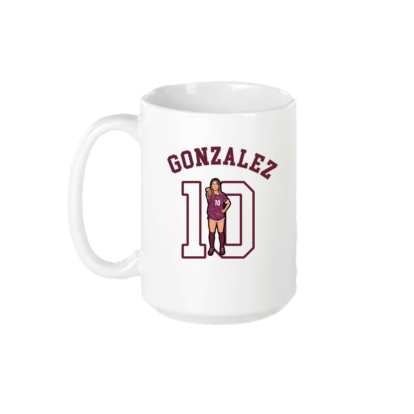 15oz Coffee Mug — Shirsey Arch in White