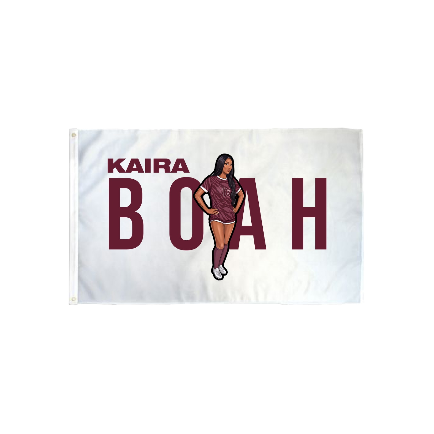 3x5 Flag — Player Name in Classic
