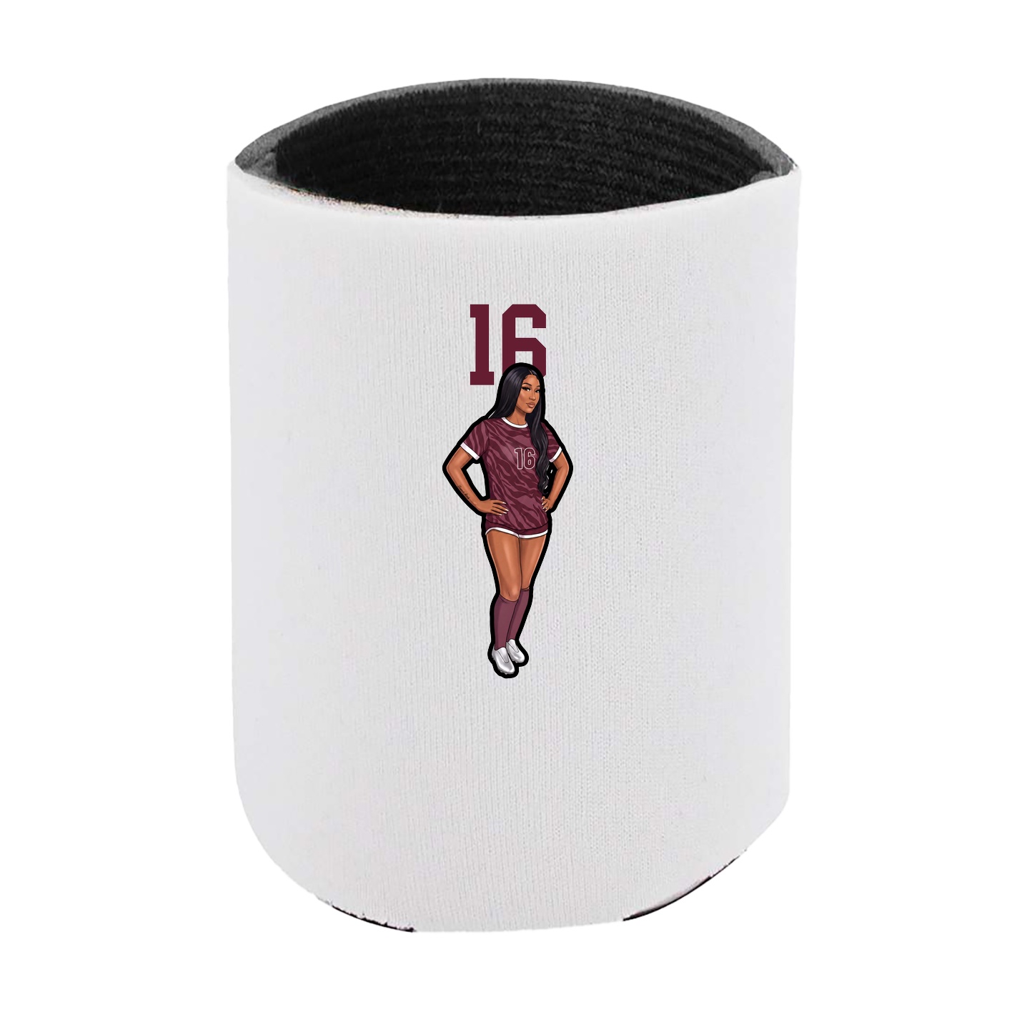 Can Holder — Number Top in White