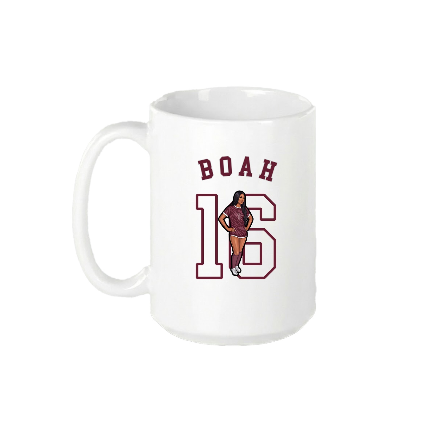 15oz Coffee Mug — Shirsey Arch in White
