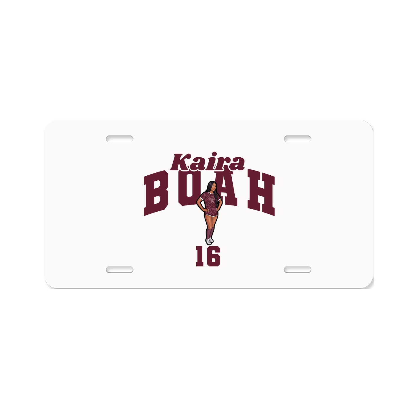 License Plate — Signature Arch in Classic