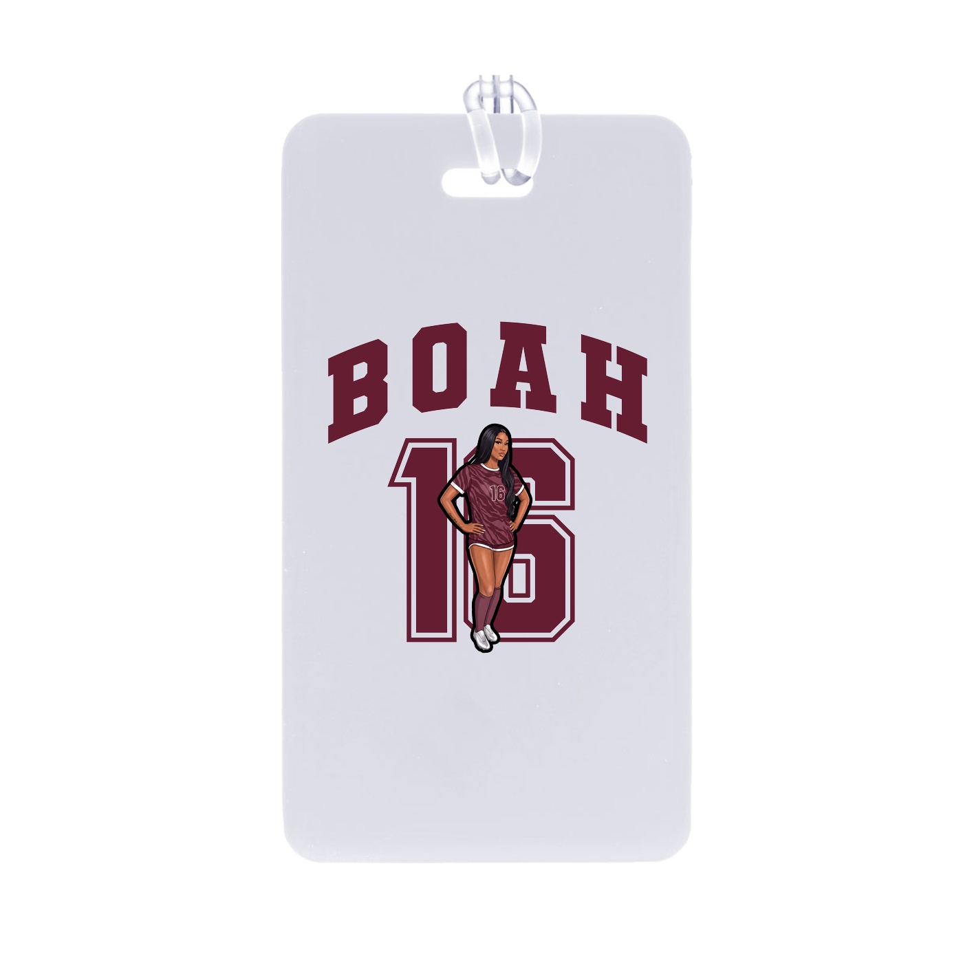 Bag Tag — Number in Classic