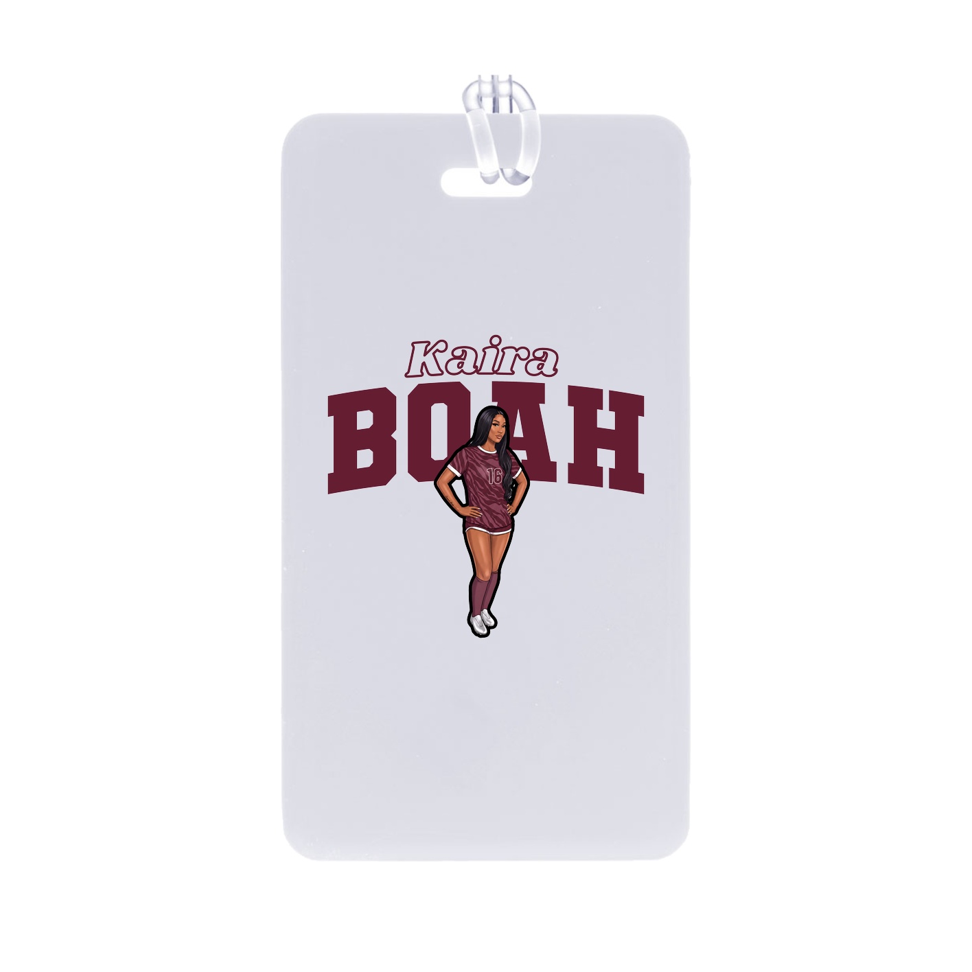 Bag Tag — Name Arch in Classic