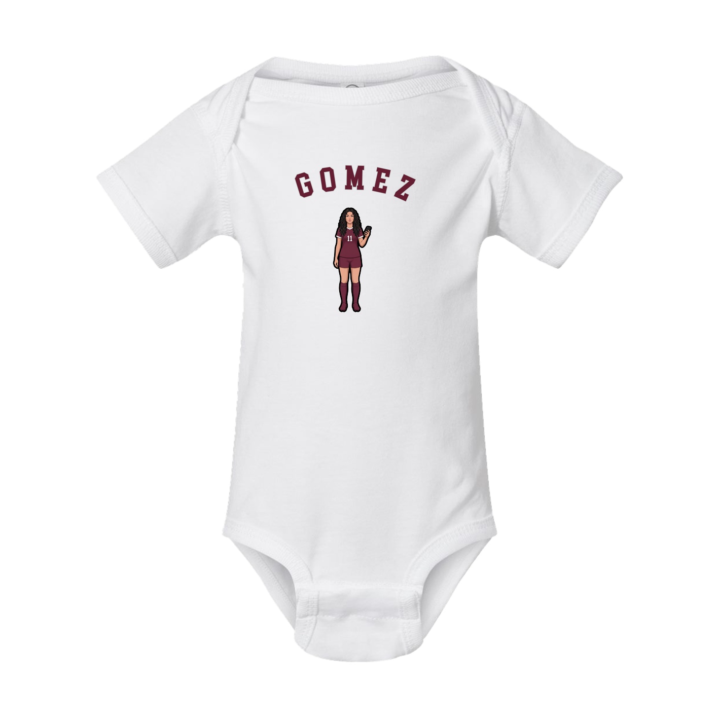 Baby Onesie — Shirsey Arch in White