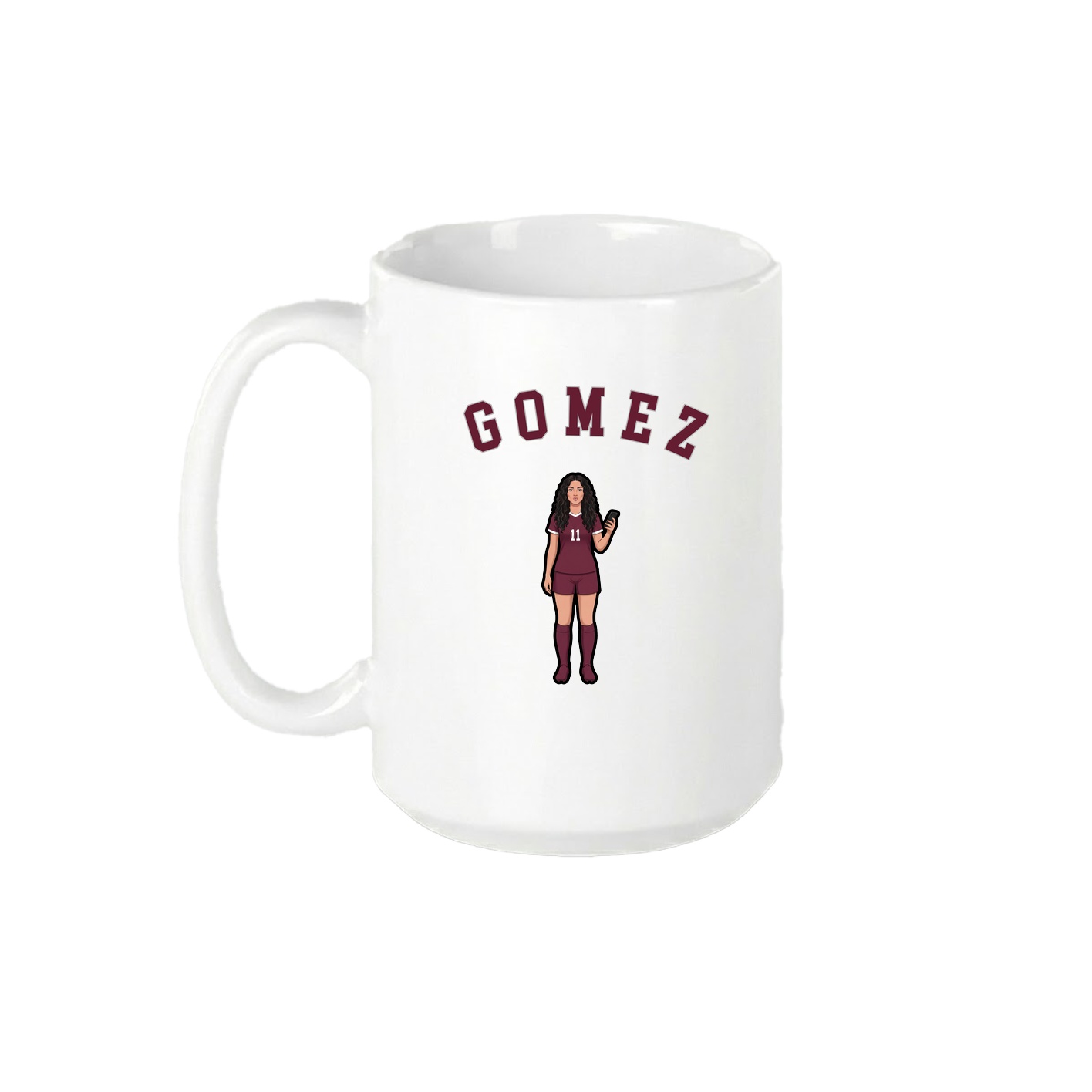 15oz Coffee Mug — Shirsey Arch in White