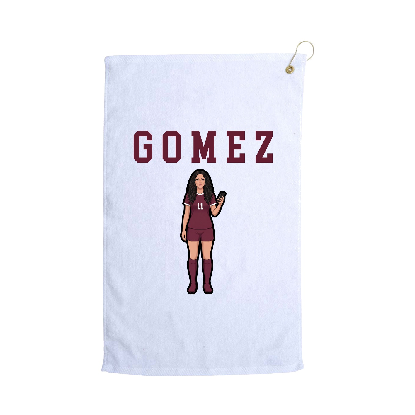 Golf Towel — Shirsey in White