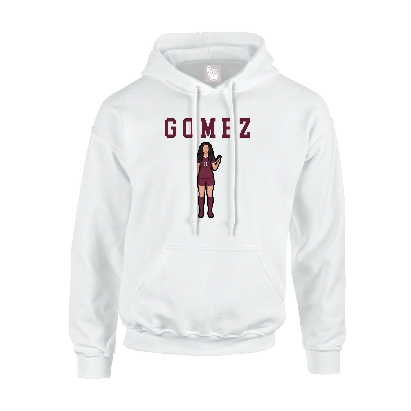 Youth Hoodie — Shirsey in White