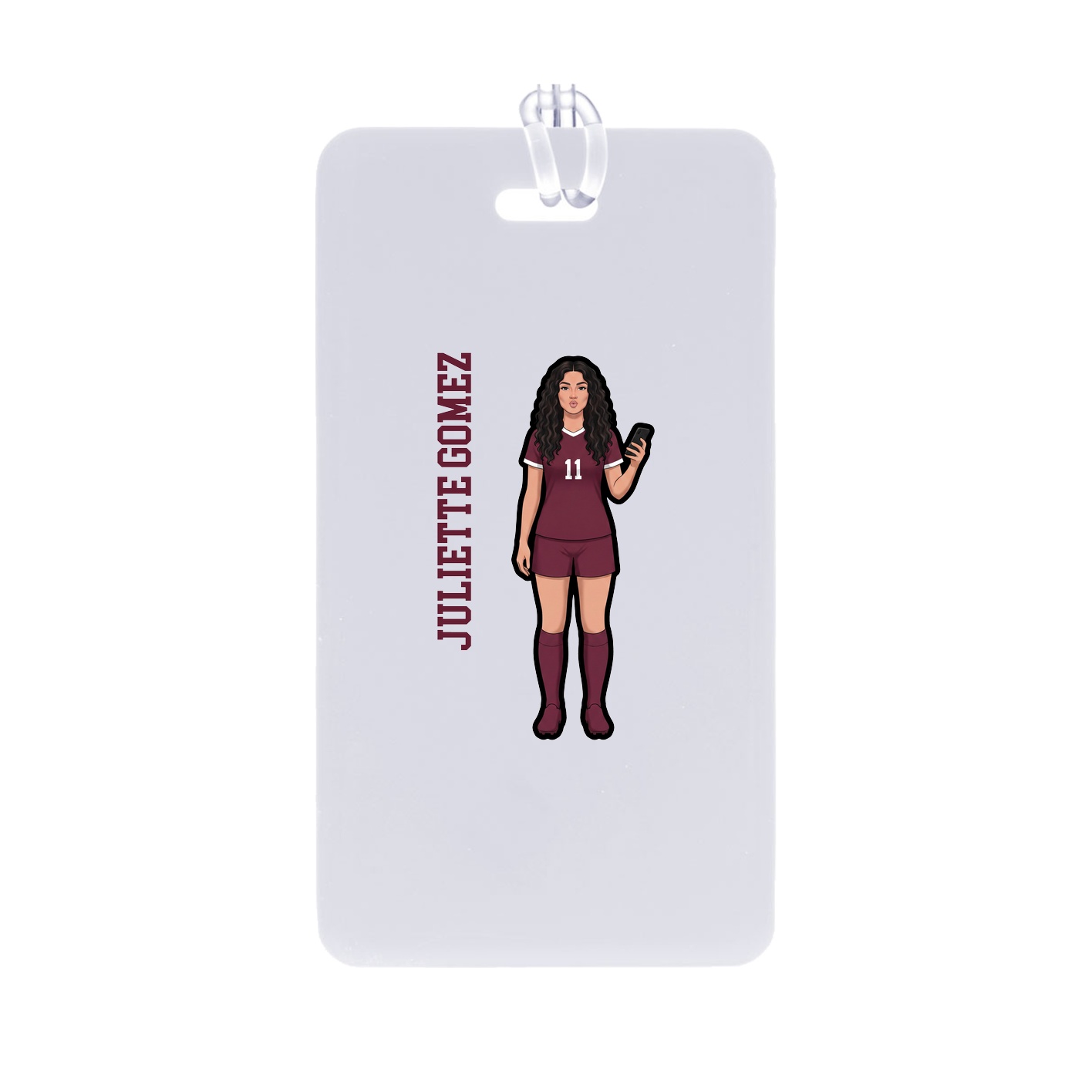 Bag Tag — Name Vertical in Classic