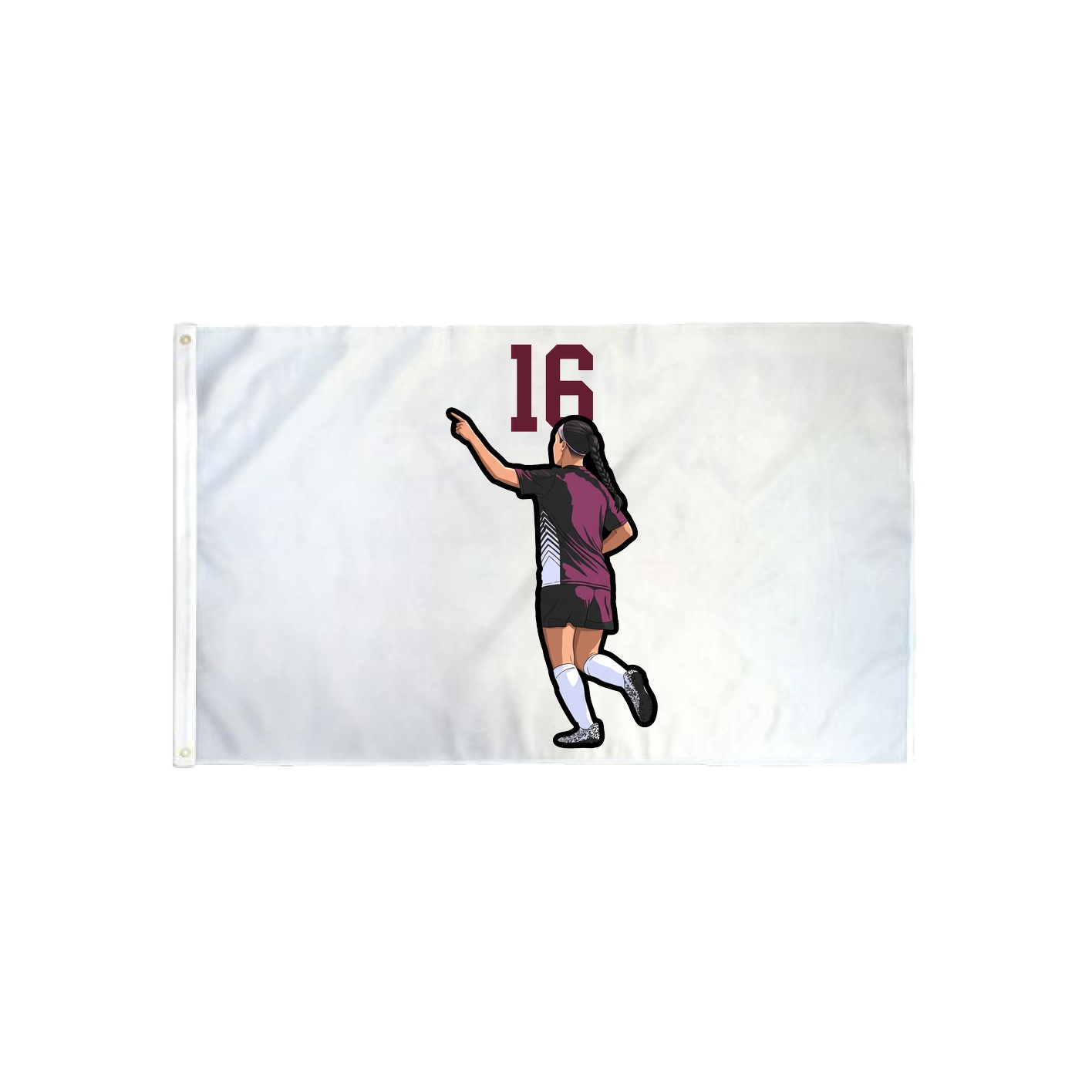3x5 Flag — Number Top in Classic