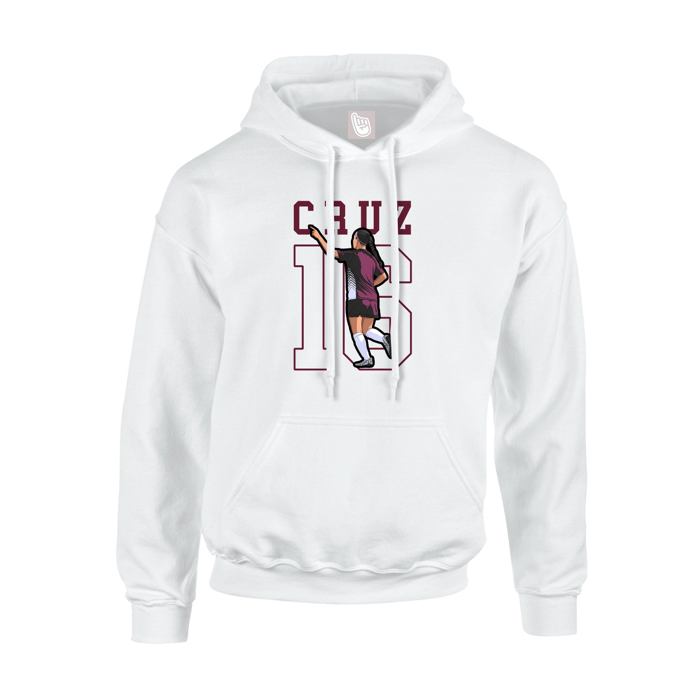 Hoodie — Shirsey in White