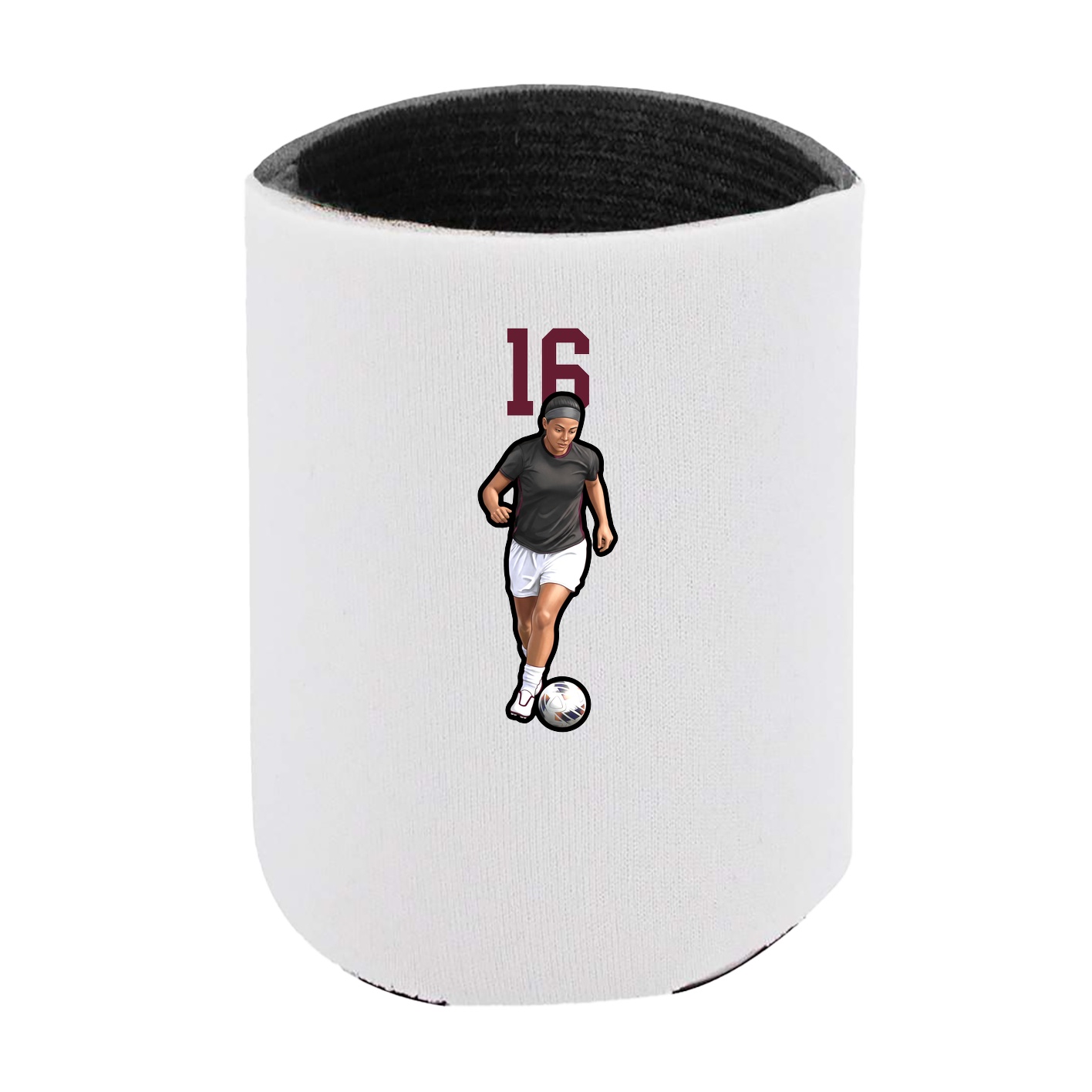 Can Holder — Number Top in White