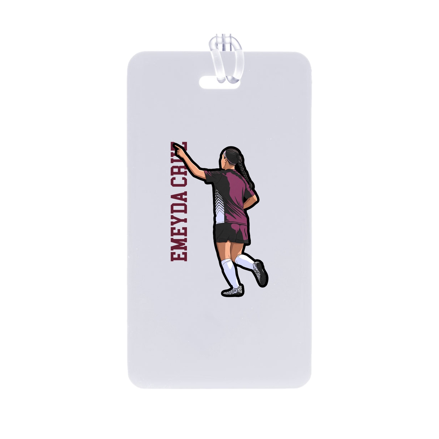 Bag Tag — Name Vertical in Classic