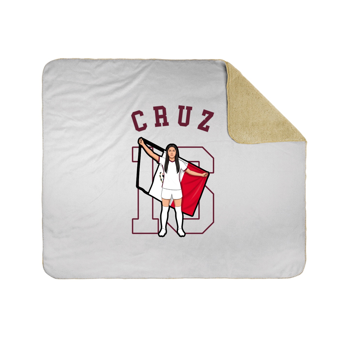Throw Blanket — Shirsey Arch in White
