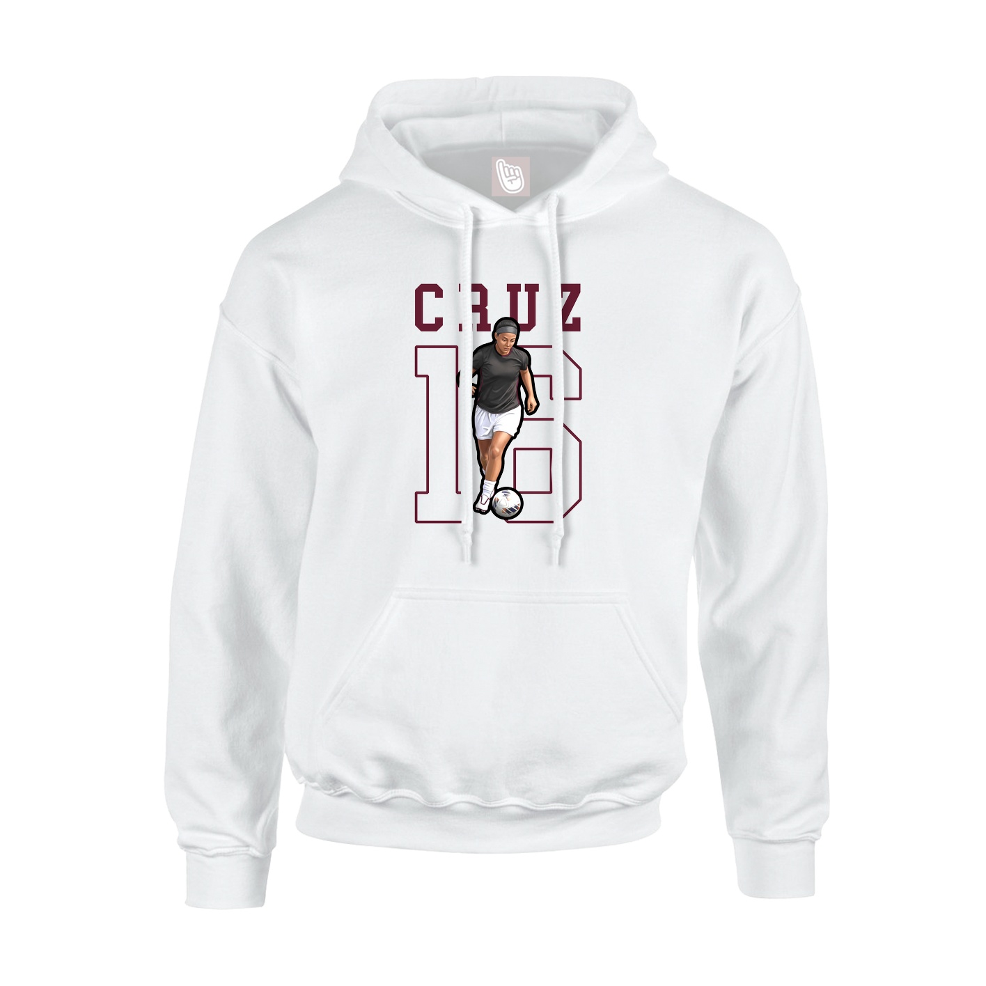 Youth Hoodie — Shirsey in White