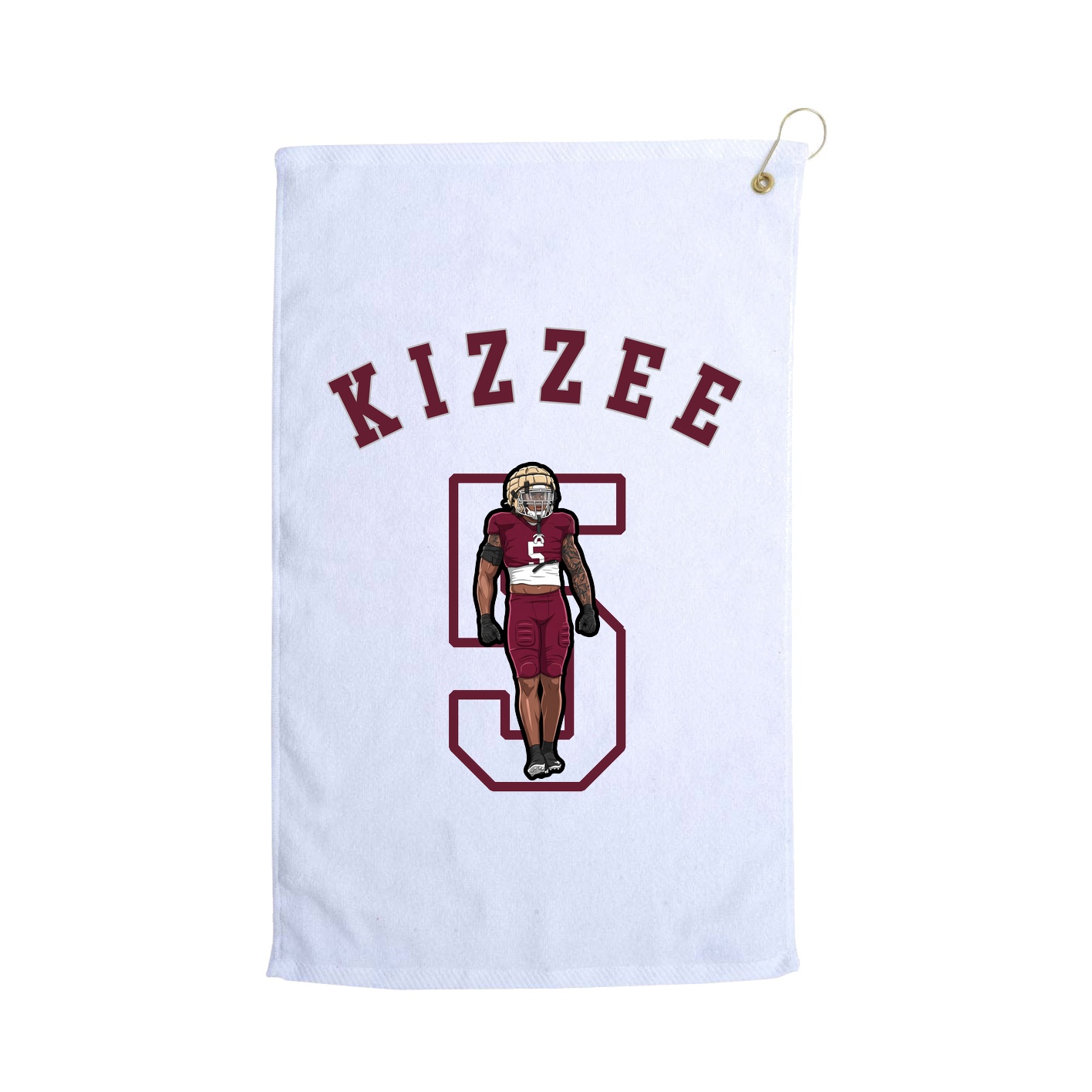 Golf Towel — Shirsey Arch in White