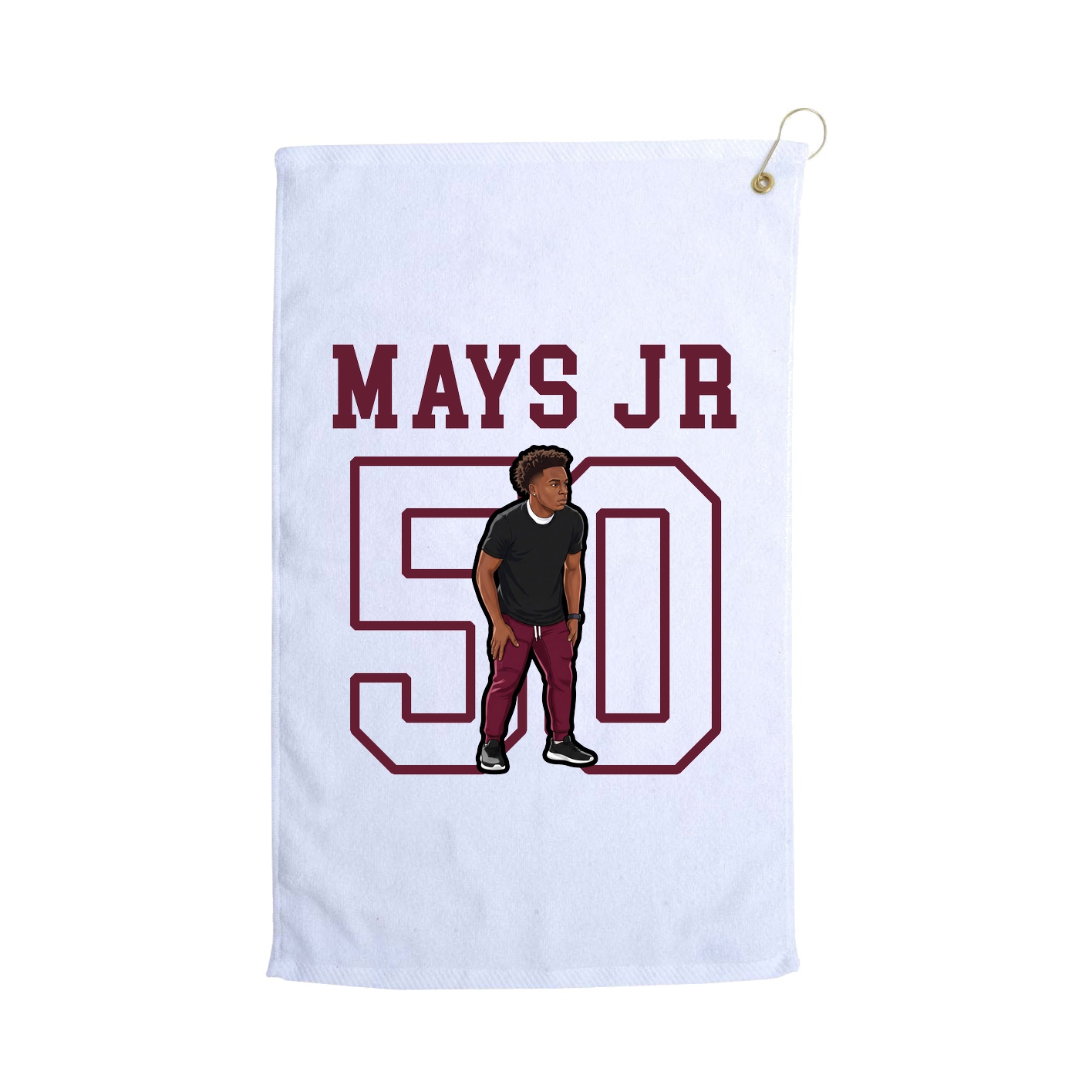 Golf Towel — Shirsey in White