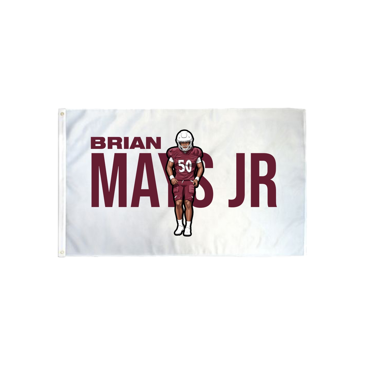 3x5 Flag — Player Name in Classic