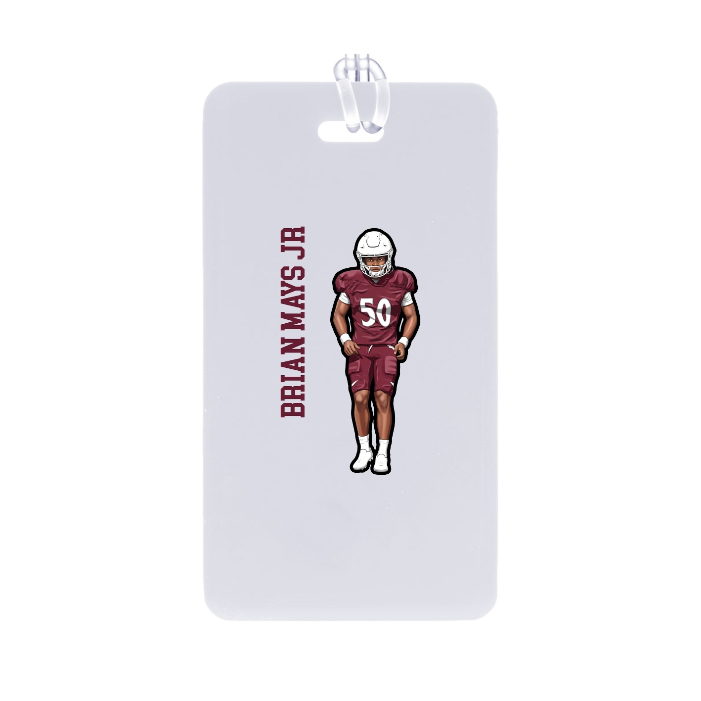 Bag Tag — Name Vertical in Classic