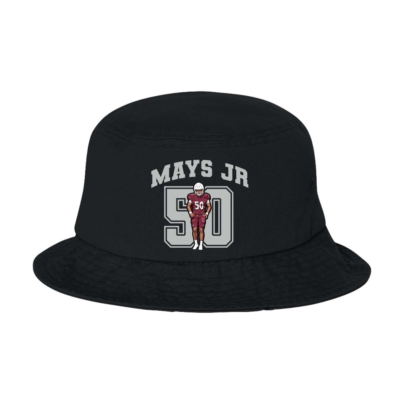 Bucket Cap — Number in Black