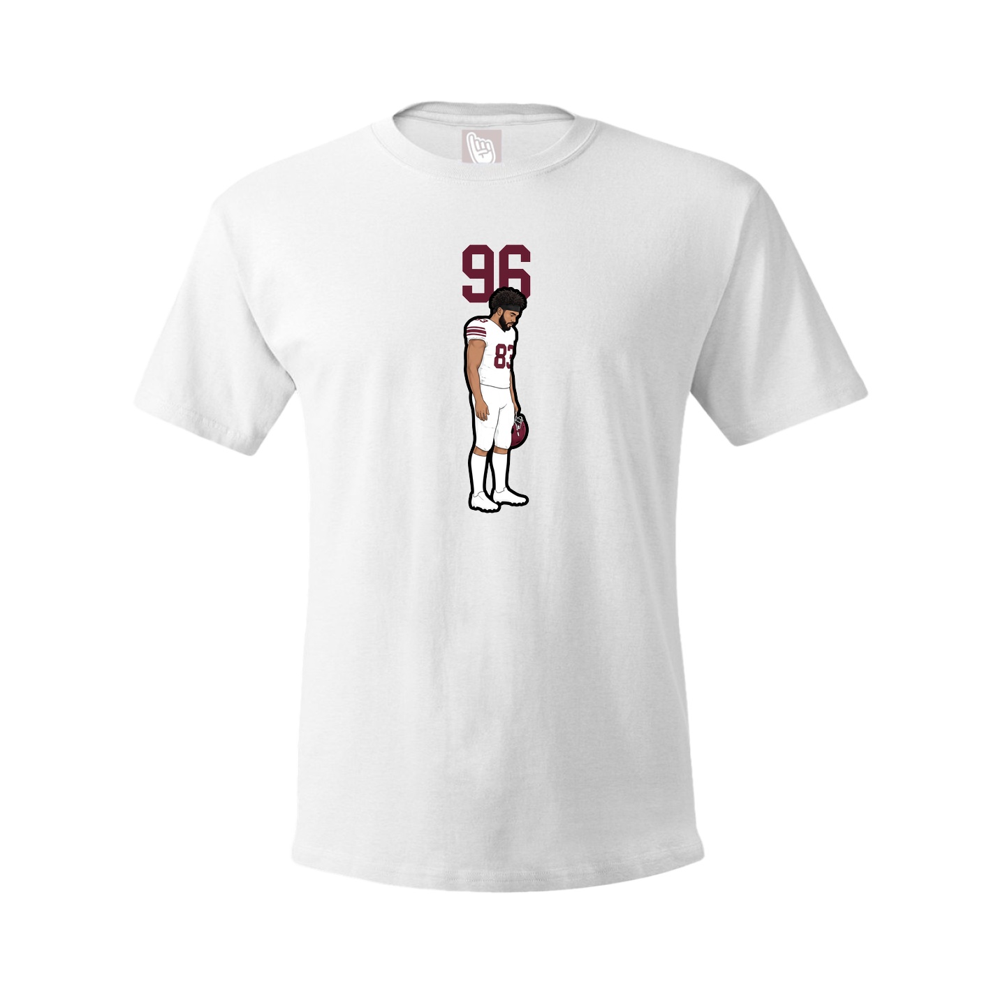 Tee — Number Top in White