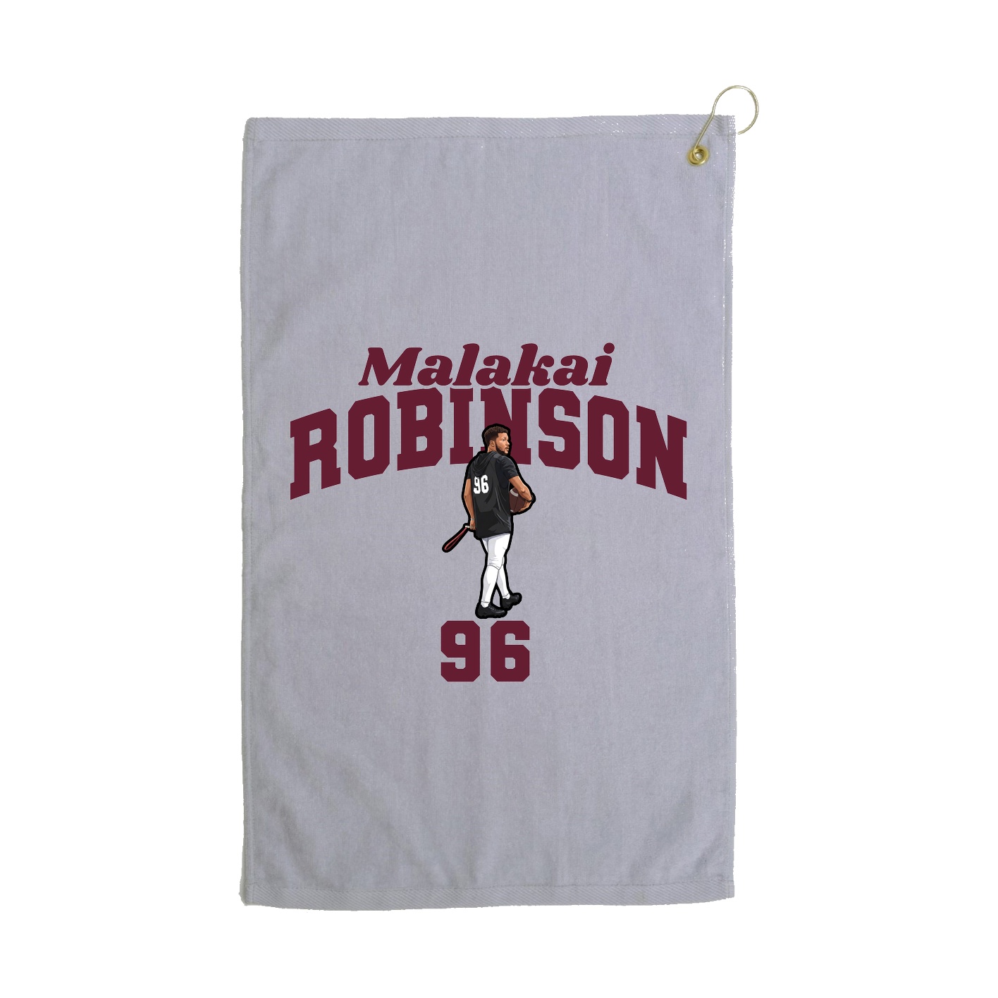 Golf Towel — Signature Arch in Grey
