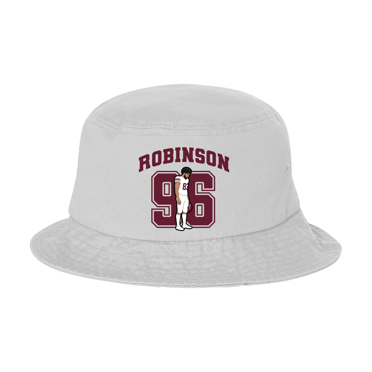 Bucket Cap — Number in White